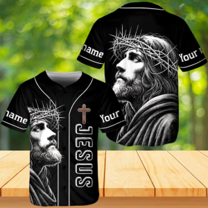 Personalized Christian Jesus Faith Baseball Jersey